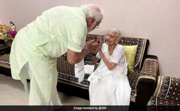 Road To Be Named After PM Modi's Mother, Who Turns 100 On Saturday