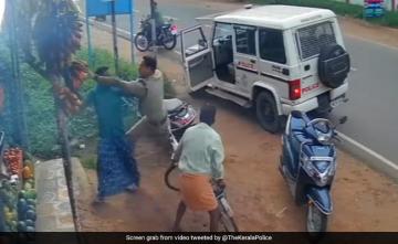 Watch: Hero Cop From Kerala Takes Down Attacker Armed With Machete