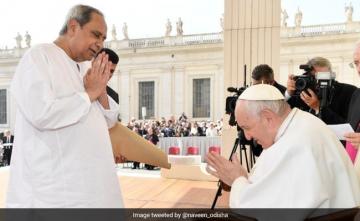 Odisha Chief Minister Naveen Patnaik Meets Pope Francis In Vatican City