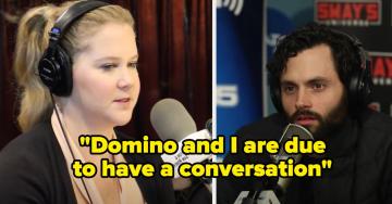 Amy Schumer Explained To Penn Badgley Why She Fired His Wife, Domino Kirke, As Her Doula