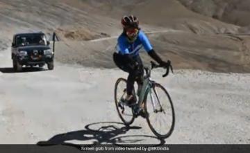 Cyclist Covers 480 Km Leh-Manali Stretch In 55 Hours, Sets World Record