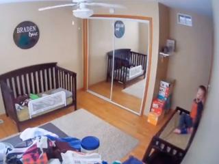 The first time this mom talked through the camera was also the last (Video)