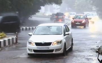 Heavy Rain In Parts Of Goa, Streets Flooded, Traffic Affected