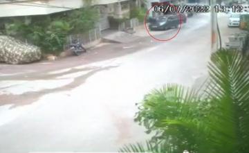 Shocking Video Shows Car Driven By Learner Hitting Hyderabad Teen