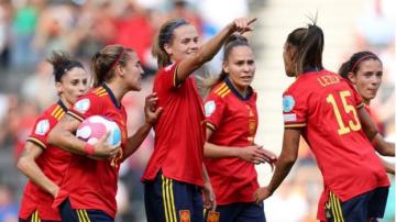 Spain 4-1 Finland: Spain come from a goal down to win their first match at Euro 2022