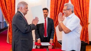 President and PM: 2 men at heart of Sri Lankan crisis