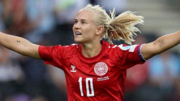 Euro 2022: Pernille Harder scores as Denmark beat Finland to keep hopes of progress alive