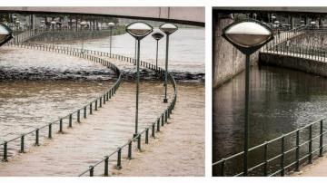 AP PHOTOS: Desolation, silence a year after Belgium flood