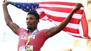 World Athletics Championships: Fred Kerley wins men's 100m gold in US clean sweep of medals