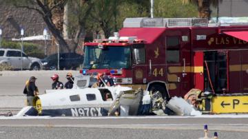 4 dead after small planes collide at North Las Vegas Airport