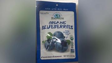 Nationwide recall of organic freeze-dried blueberries for possible lead presence