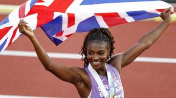 World Athletics Championships: Shericka Jackson wins 200m gold with Dina Asher-Smith fourth