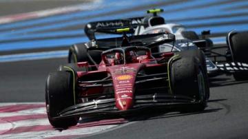 French Grand Prix: Carlos Sainz fastest ahead of Charles Leclerc in second practice