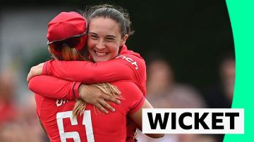England v South Africa: 17-year-old Alice Capsey takes first international wicket