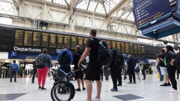 New UK rail strike brings train services to a crawl