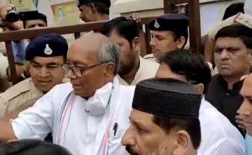 Video: Congress, BJP Leaders Clash In Bhopal Over Local Body Election