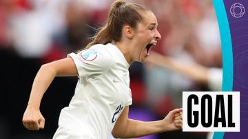 Euro 2022: England lead final after superb Ella Toone lob