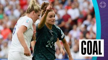 Euro 2022: Lina Magull equalises for Germany against England