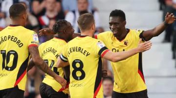 West Bromwich Albion 1-1 Watford: Ismaila Sarr scores from own half & misses penalty
