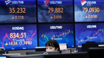 Asian shares track Wall Street gains on cooling inflation