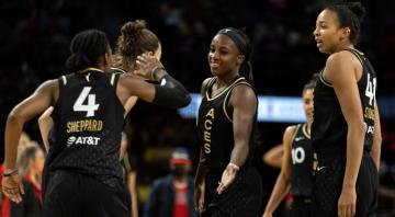 WNBA Roundup: Aces top Storm, finish regular season with best WNBA record