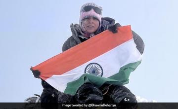 Indian Mountaineer Takes National Flag To Europe's Highest Peak On I-Day