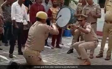 Watch: UP Cops Perform Naagin Dance, Internet Calls Them "Multitalented"