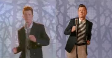 Rick Astley recreates iconic ‘Never Gonna Give You Up’ video (5 GIFs)
