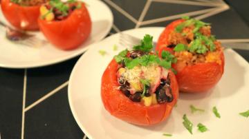 Make Stuffed Tomato Cups With Your Extra Tomatoes