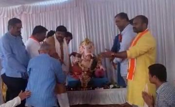 Ganesh Idol Installed At Eidgah Land In Karnataka After High Court Order