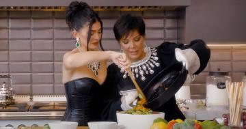 Kylie Jenner and Kris Jenner Cooking Dinner Together Is Martini-Fueled Chaos