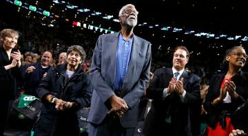 Celtics add No. 6 in parquet paint to honour Bill Russell