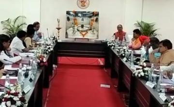 At Madhya Pradesh Cabinet Meet, Mahakaal Portrait Takes Centre Stage