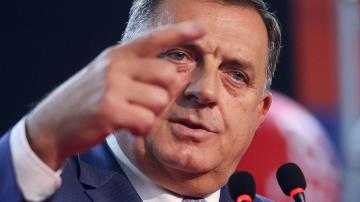 Bosnian Serb separatist leader blasts West, praises Russia