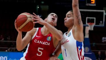 Canada crushes Puerto Rico in FIBA Women’s Basketball World Cup quarterfinal
