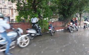 Traffic Jam, Waterlogging In Parts Of Delhi Amid Heavy Rain
