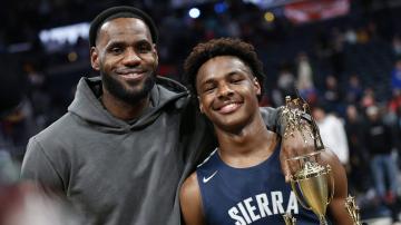 Bronny James, four other players sign NIL deals with Nike