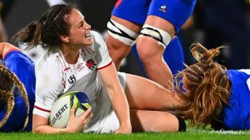 Rugby World Cup: France 7-13 England - Red Roses claim statement win