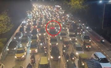 Watch: Massive Pre-Diwali Traffic Jams Across Delhi, Ambulance Stuck Too
