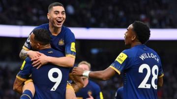 Tottenham Hotspur 1-2 Newcastle United: Miguel Almiron scores again as Magpies climb to fourth