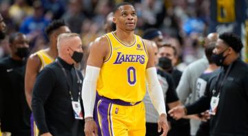 Lakers’ Westbrook doutbful to play Wednesday vs. Nuggets with hamstring injury