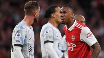 The FA to take no action after confrontation between Liverpool's Jordan Henderson and Arsenal's Gabriel
