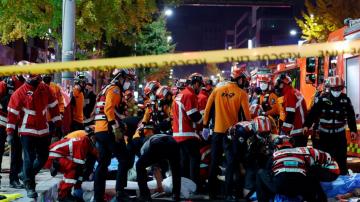 Officials: 100 injured after Halloween crowd surge in Seoul