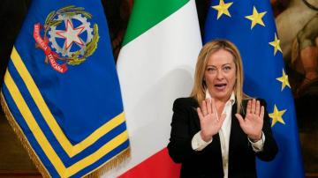 Italy’s new, far-right leader heads to EU HQ to break ice