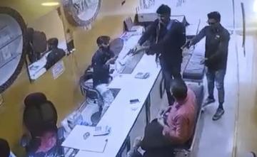 On CCTV: Robbers Shoot UP Shop Owner Twice, Escape With Cash And Gold