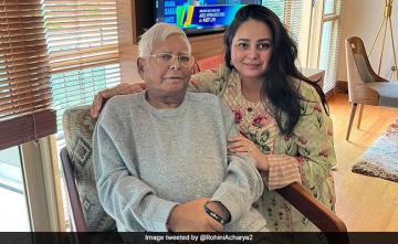 "Proud To Help Papa": Lalu Yadav's Daughter On Donating Kidney To Him