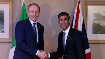 Rishi Sunak seeks thawed relations at UK-Ireland summit