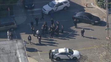 Official says 4 Philly high school students shot near school