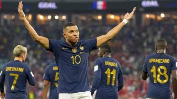 World Cup 2022: France 2 Denmark 1: Kylian Mbappe scores twice as holders reach knockout stage