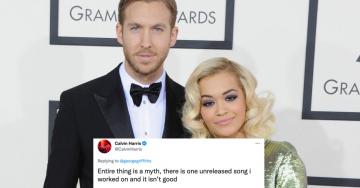 Calvin Harris Brutally Shut Down Rumors That He Worked On An Album With Ex Rita Ora